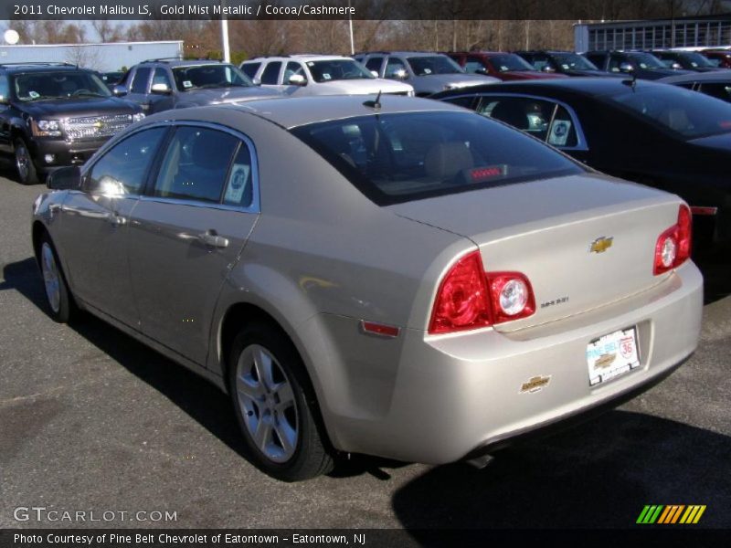 Gold Mist Metallic / Cocoa/Cashmere 2011 Chevrolet Malibu LS