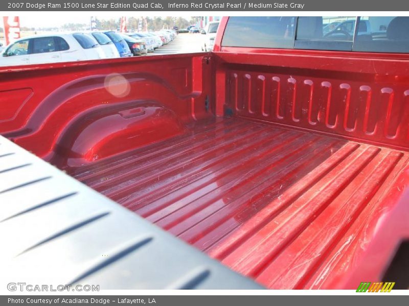 Inferno Red Crystal Pearl / Medium Slate Gray 2007 Dodge Ram 1500 Lone Star Edition Quad Cab