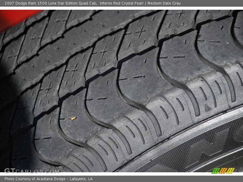 Inferno Red Crystal Pearl / Medium Slate Gray 2007 Dodge Ram 1500 Lone Star Edition Quad Cab