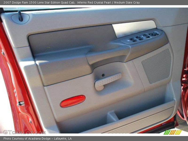 Inferno Red Crystal Pearl / Medium Slate Gray 2007 Dodge Ram 1500 Lone Star Edition Quad Cab
