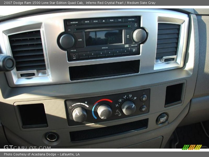 Inferno Red Crystal Pearl / Medium Slate Gray 2007 Dodge Ram 1500 Lone Star Edition Quad Cab