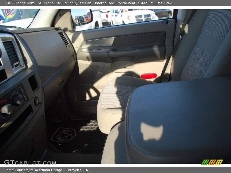 Inferno Red Crystal Pearl / Medium Slate Gray 2007 Dodge Ram 1500 Lone Star Edition Quad Cab
