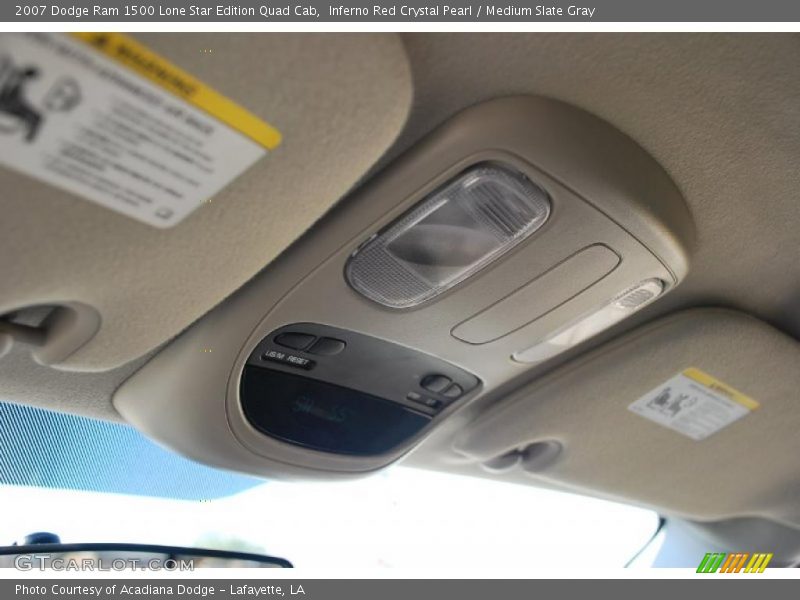 Inferno Red Crystal Pearl / Medium Slate Gray 2007 Dodge Ram 1500 Lone Star Edition Quad Cab