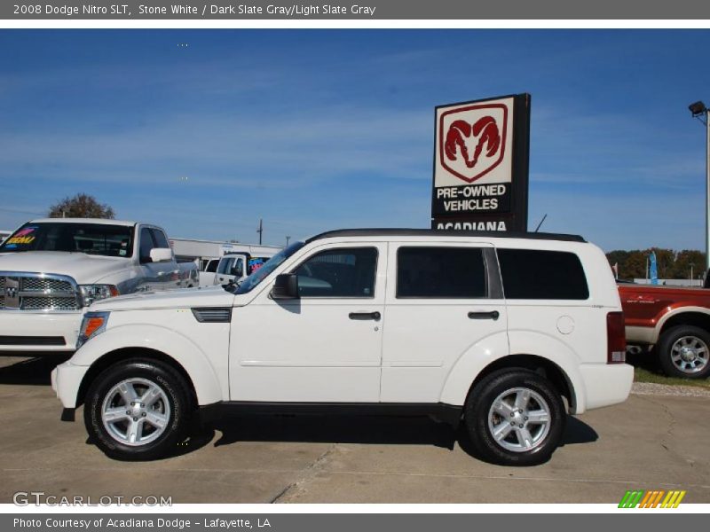 Stone White / Dark Slate Gray/Light Slate Gray 2008 Dodge Nitro SLT