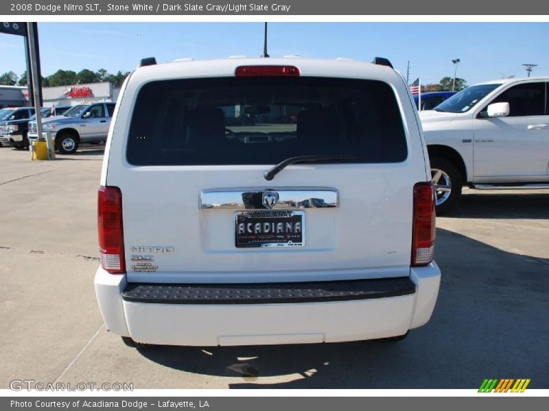 Stone White / Dark Slate Gray/Light Slate Gray 2008 Dodge Nitro SLT