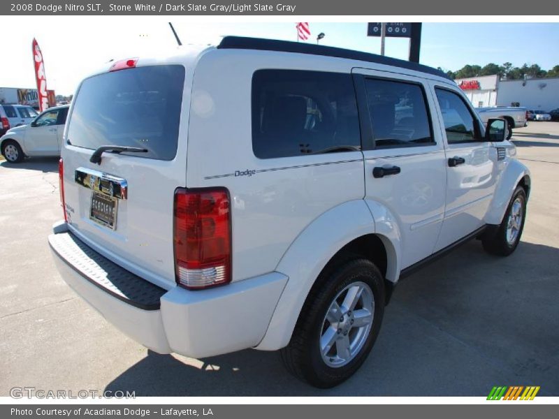Stone White / Dark Slate Gray/Light Slate Gray 2008 Dodge Nitro SLT