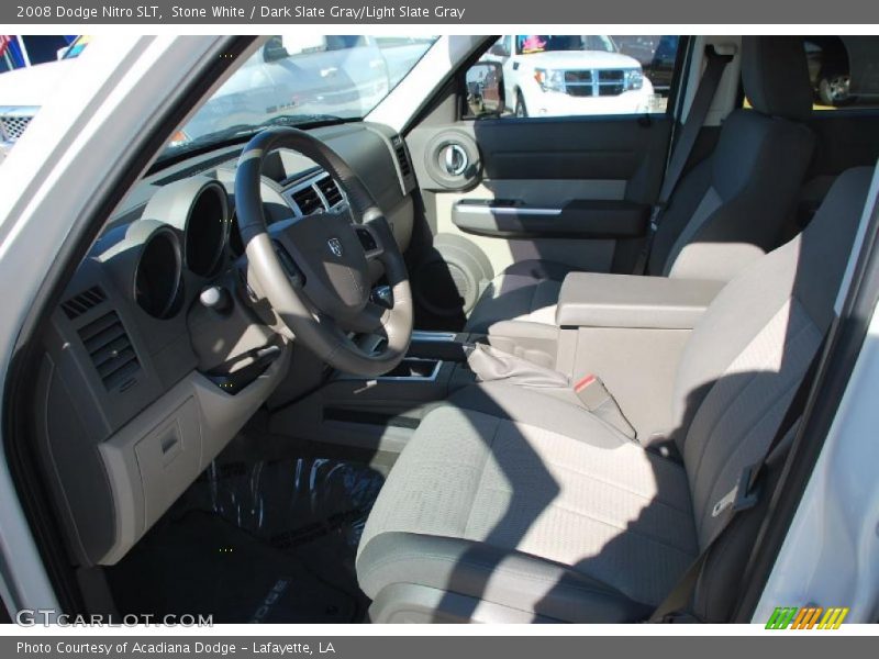 Stone White / Dark Slate Gray/Light Slate Gray 2008 Dodge Nitro SLT