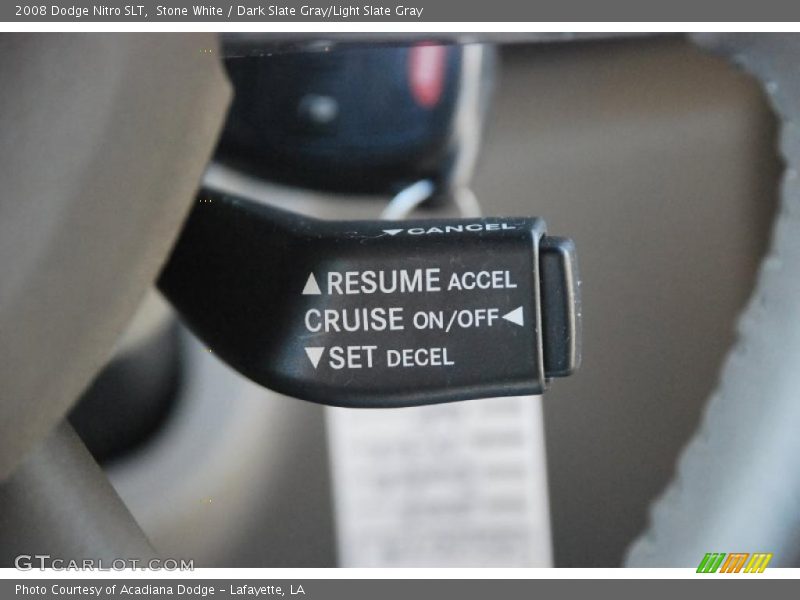 Stone White / Dark Slate Gray/Light Slate Gray 2008 Dodge Nitro SLT