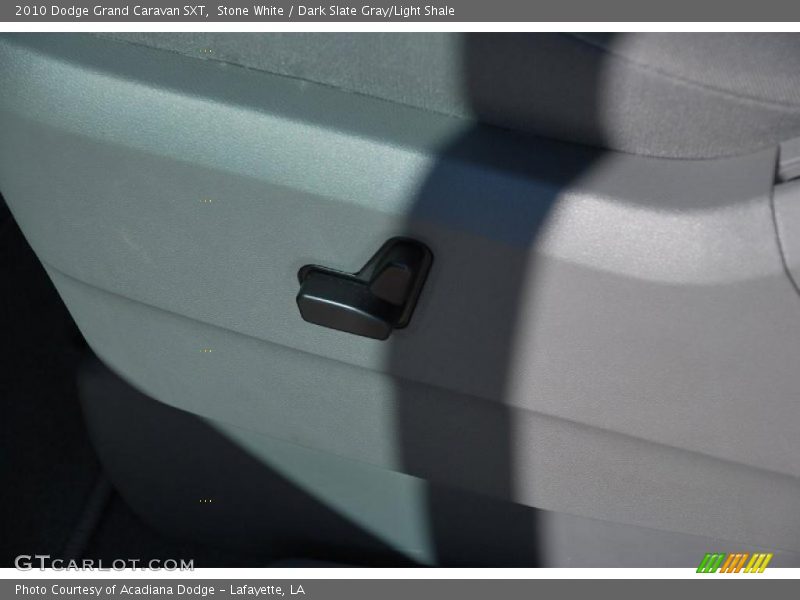 Stone White / Dark Slate Gray/Light Shale 2010 Dodge Grand Caravan SXT