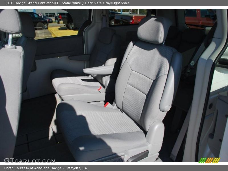 Stone White / Dark Slate Gray/Light Shale 2010 Dodge Grand Caravan SXT