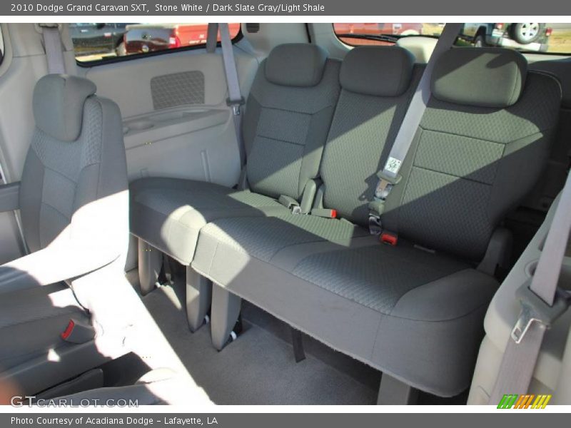 Stone White / Dark Slate Gray/Light Shale 2010 Dodge Grand Caravan SXT