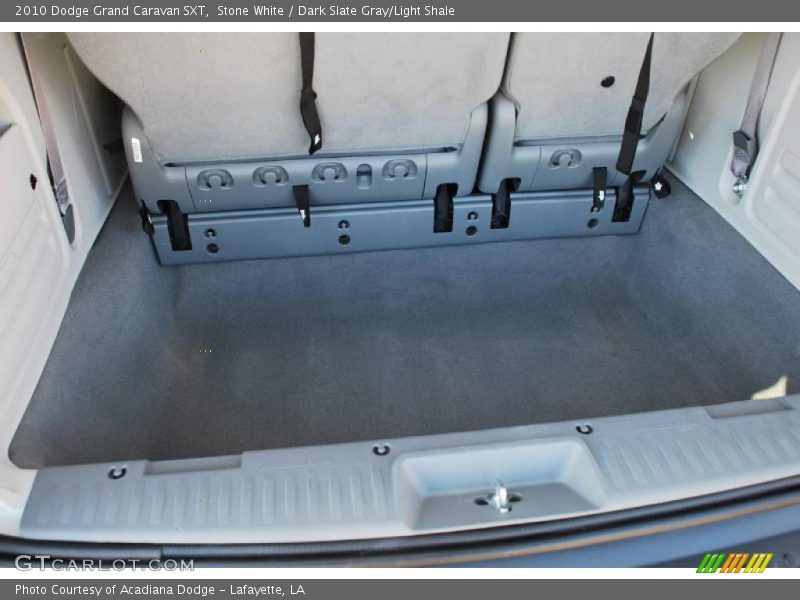 Stone White / Dark Slate Gray/Light Shale 2010 Dodge Grand Caravan SXT