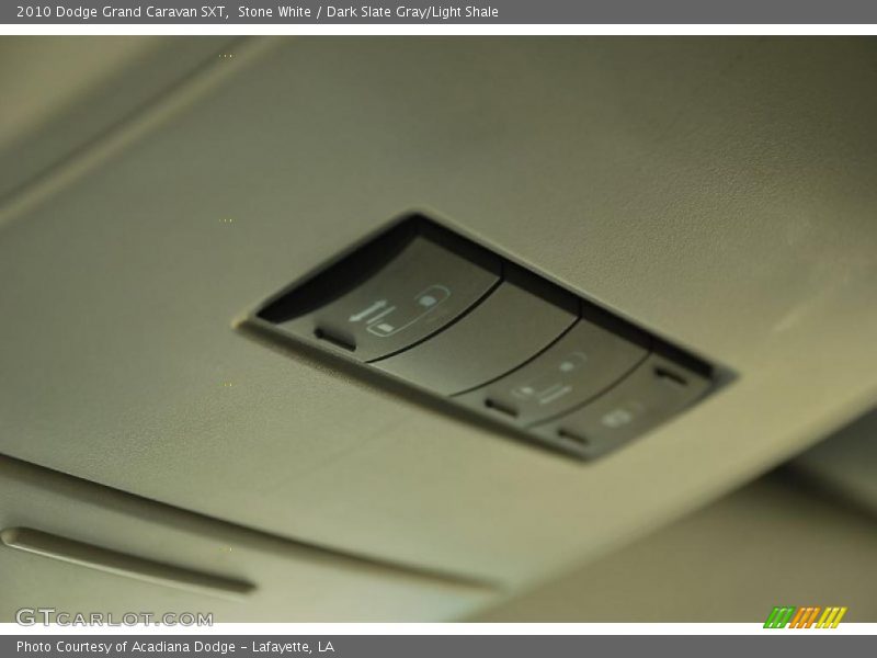 Stone White / Dark Slate Gray/Light Shale 2010 Dodge Grand Caravan SXT