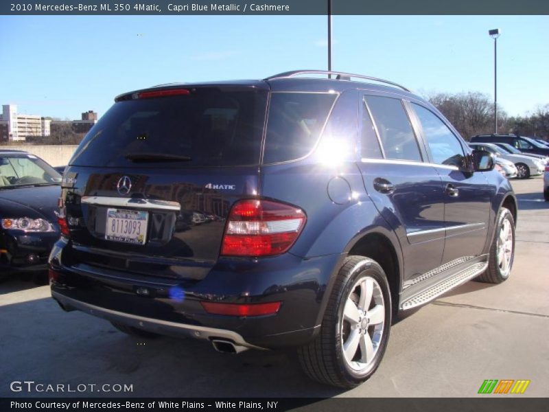 Capri Blue Metallic / Cashmere 2010 Mercedes-Benz ML 350 4Matic