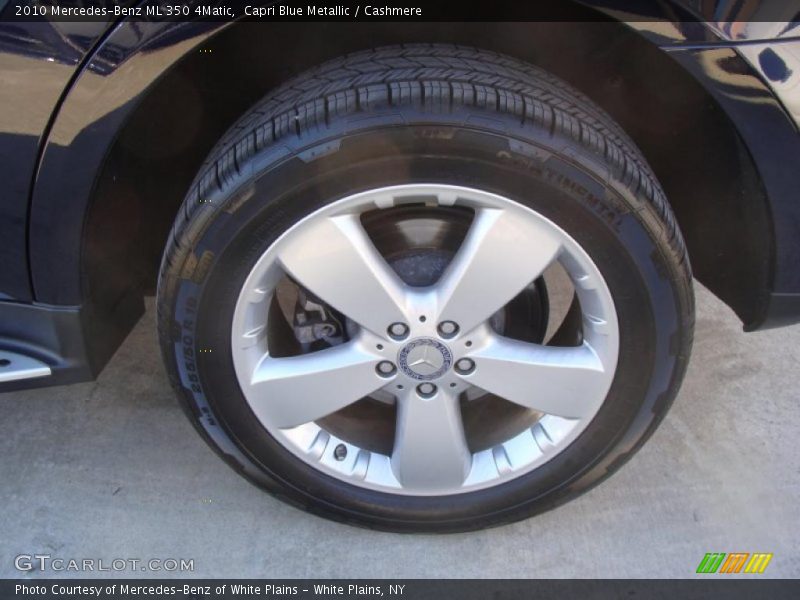 Capri Blue Metallic / Cashmere 2010 Mercedes-Benz ML 350 4Matic
