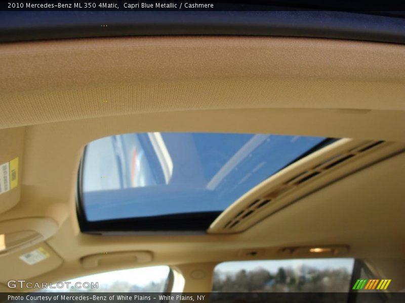 Capri Blue Metallic / Cashmere 2010 Mercedes-Benz ML 350 4Matic