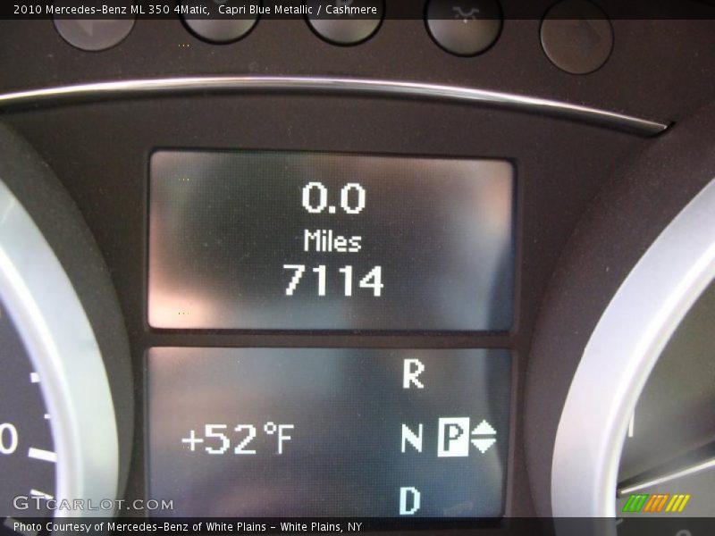 Capri Blue Metallic / Cashmere 2010 Mercedes-Benz ML 350 4Matic