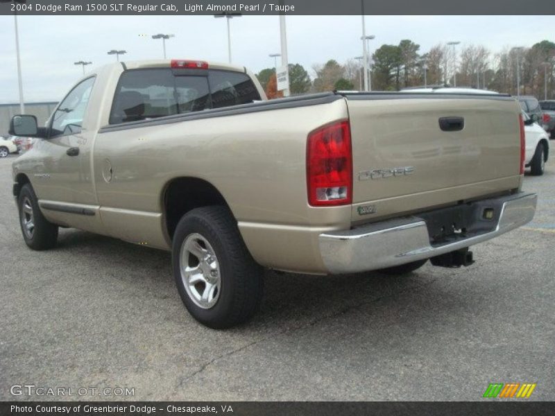Light Almond Pearl / Taupe 2004 Dodge Ram 1500 SLT Regular Cab