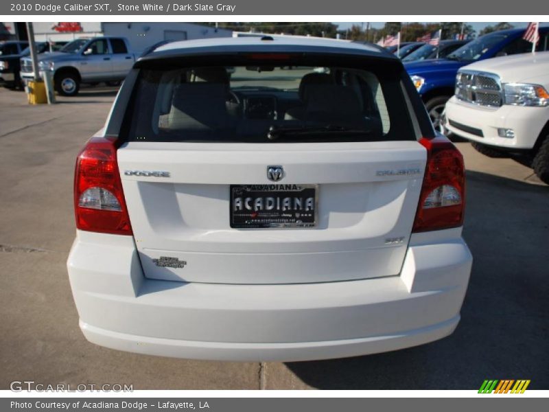 Stone White / Dark Slate Gray 2010 Dodge Caliber SXT