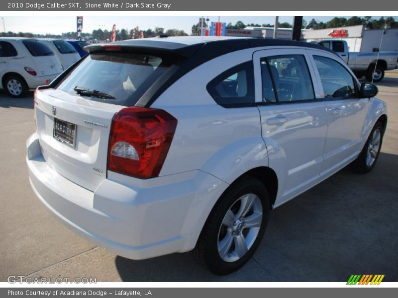 Stone White / Dark Slate Gray 2010 Dodge Caliber SXT