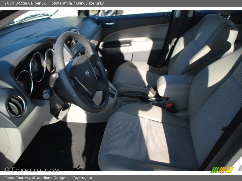 Stone White / Dark Slate Gray 2010 Dodge Caliber SXT