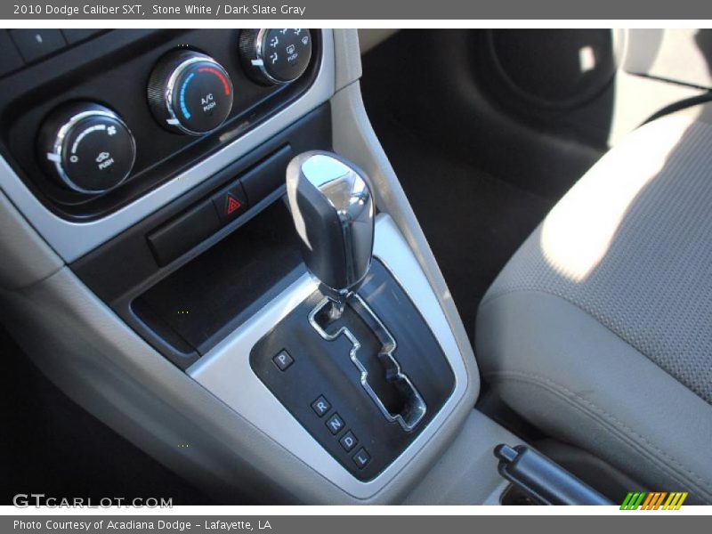 Stone White / Dark Slate Gray 2010 Dodge Caliber SXT
