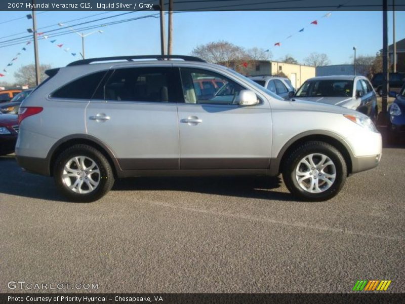 Liquid Silver / Gray 2007 Hyundai Veracruz GLS