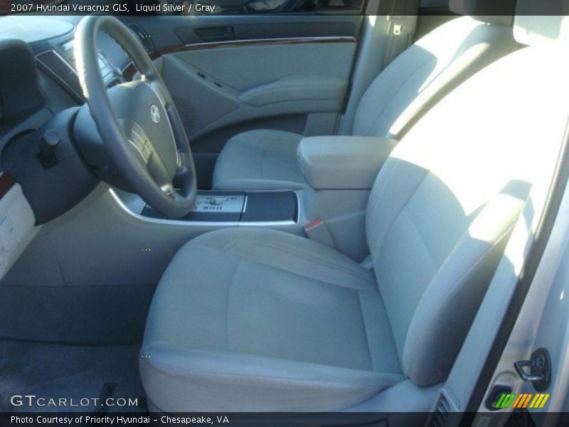 Liquid Silver / Gray 2007 Hyundai Veracruz GLS