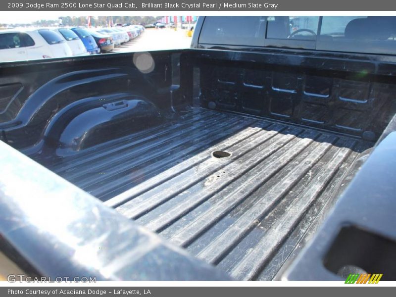 Brilliant Black Crystal Pearl / Medium Slate Gray 2009 Dodge Ram 2500 Lone Star Quad Cab