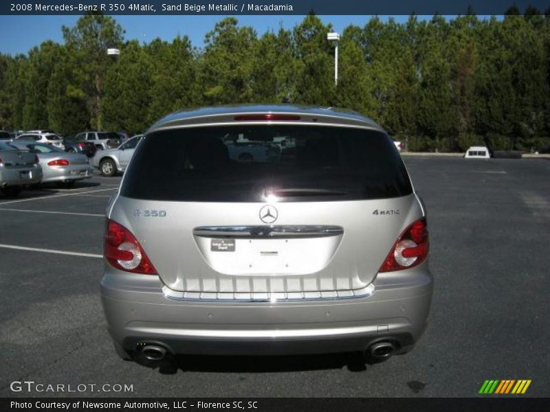 Sand Beige Metallic / Macadamia 2008 Mercedes-Benz R 350 4Matic