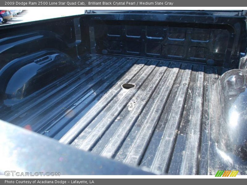 Brilliant Black Crystal Pearl / Medium Slate Gray 2009 Dodge Ram 2500 Lone Star Quad Cab