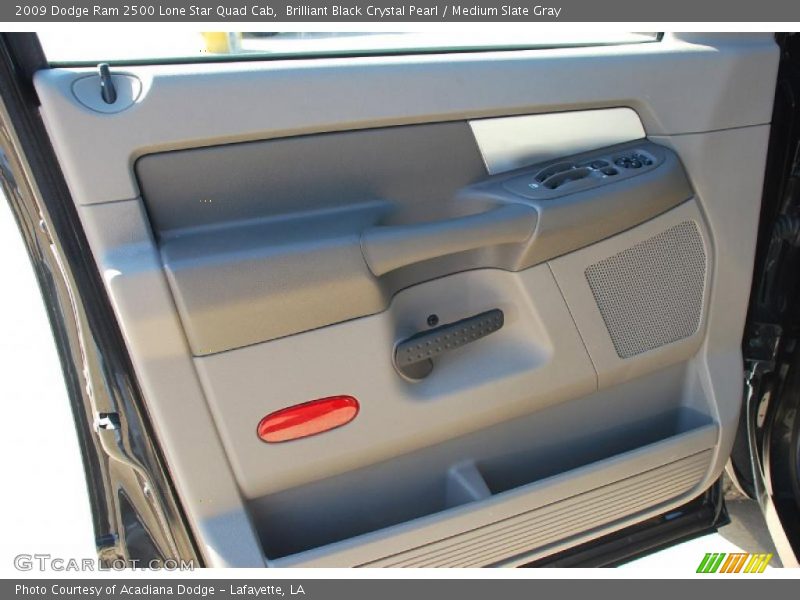 Brilliant Black Crystal Pearl / Medium Slate Gray 2009 Dodge Ram 2500 Lone Star Quad Cab