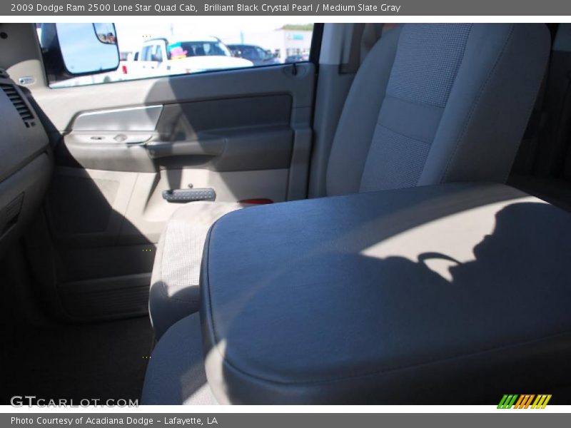 Brilliant Black Crystal Pearl / Medium Slate Gray 2009 Dodge Ram 2500 Lone Star Quad Cab