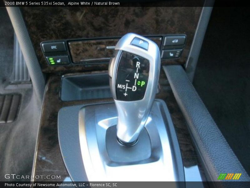 Alpine White / Natural Brown 2008 BMW 5 Series 535xi Sedan