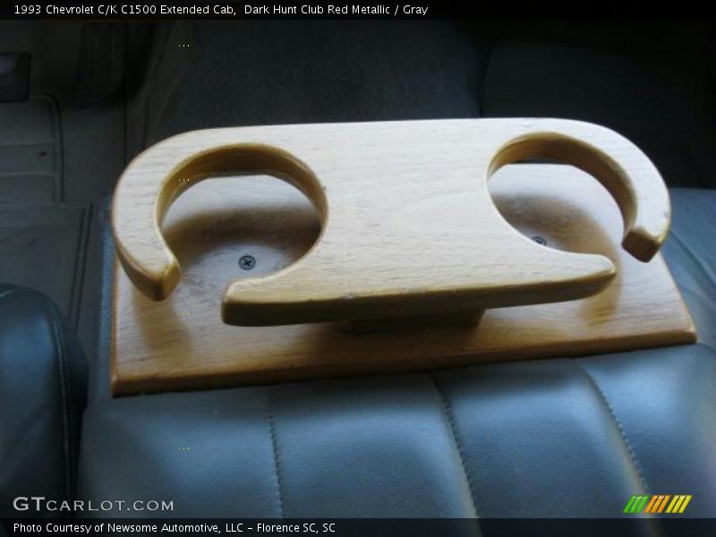 Dark Hunt Club Red Metallic / Gray 1993 Chevrolet C/K C1500 Extended Cab