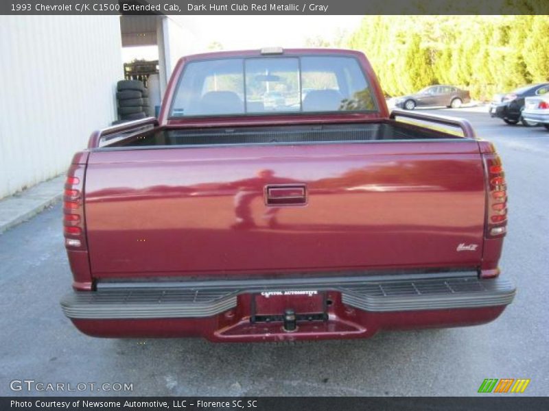 Dark Hunt Club Red Metallic / Gray 1993 Chevrolet C/K C1500 Extended Cab