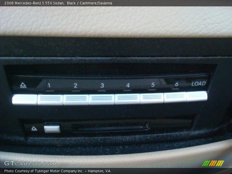 Black / Cashmere/Savanna 2008 Mercedes-Benz S 550 Sedan
