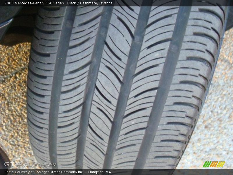 Black / Cashmere/Savanna 2008 Mercedes-Benz S 550 Sedan
