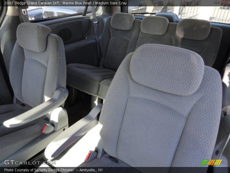 Marine Blue Pearl / Medium Slate Gray 2007 Dodge Grand Caravan SXT