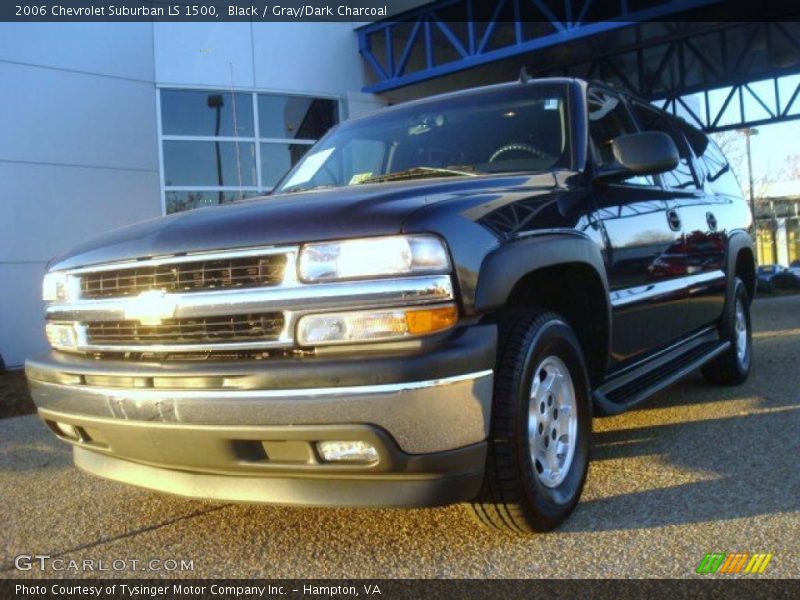 Black / Gray/Dark Charcoal 2006 Chevrolet Suburban LS 1500