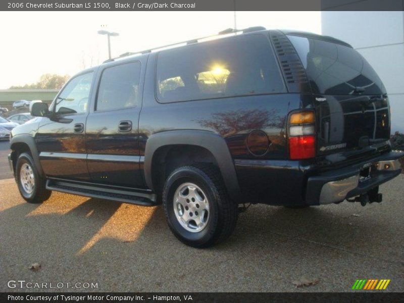 Black / Gray/Dark Charcoal 2006 Chevrolet Suburban LS 1500