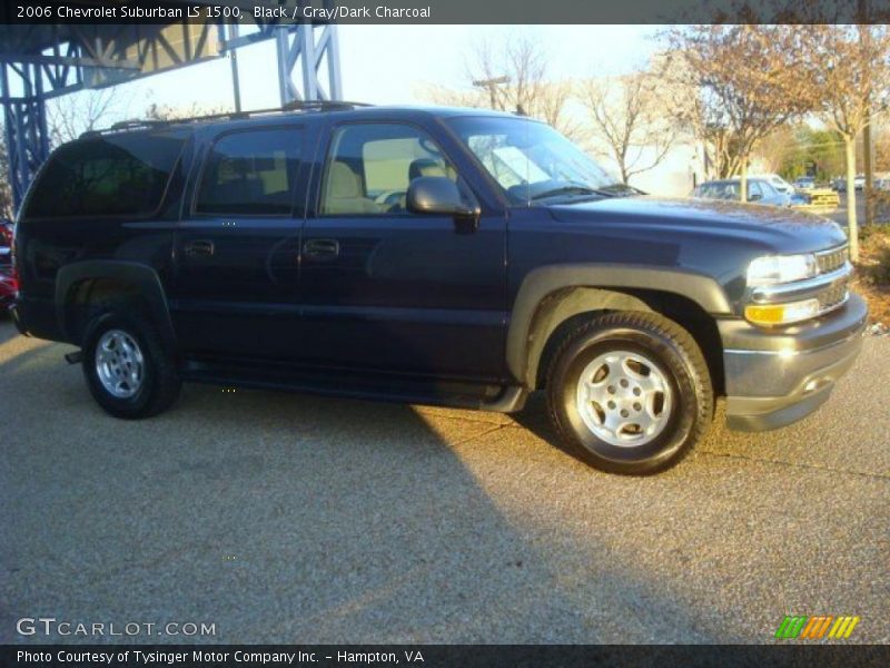 Black / Gray/Dark Charcoal 2006 Chevrolet Suburban LS 1500