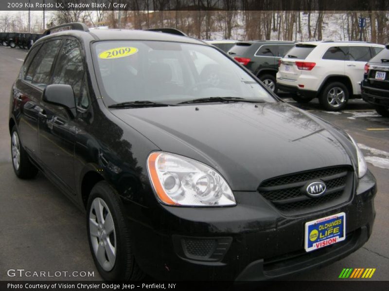 Shadow Black / Gray 2009 Kia Rondo LX