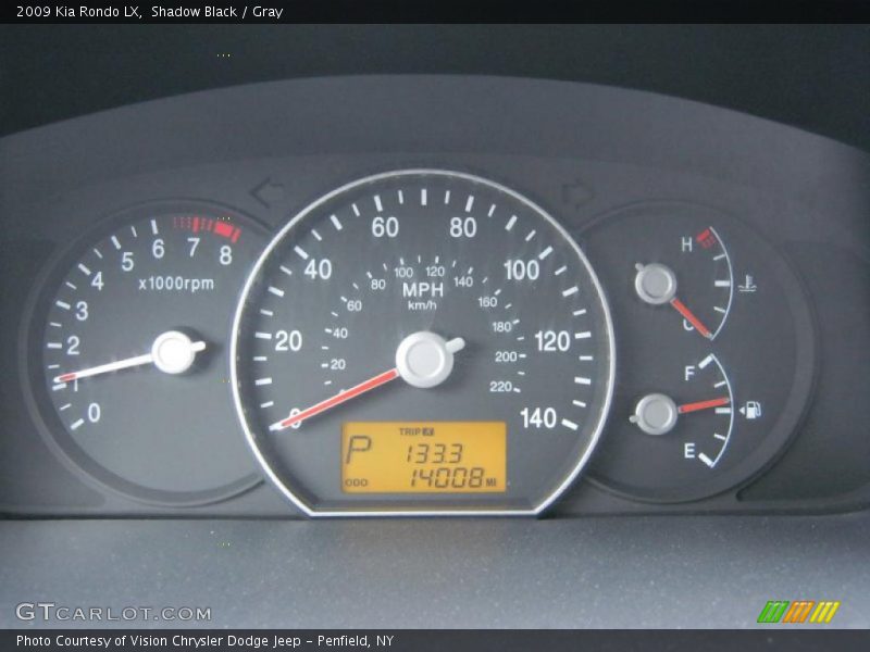 Shadow Black / Gray 2009 Kia Rondo LX