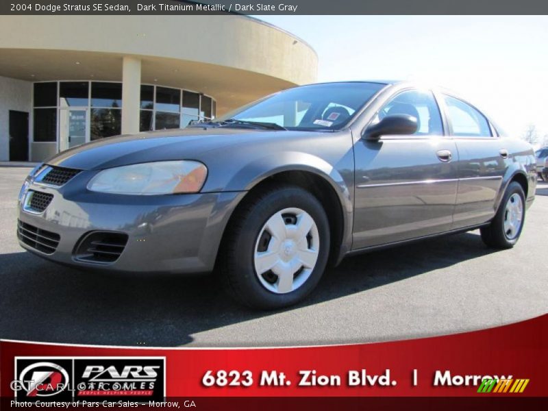 Dark Titanium Metallic / Dark Slate Gray 2004 Dodge Stratus SE Sedan