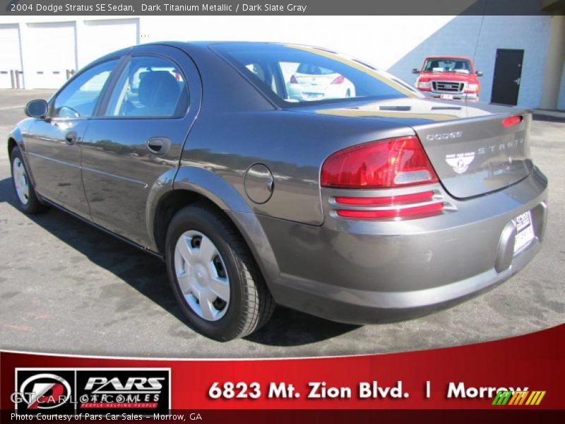 Dark Titanium Metallic / Dark Slate Gray 2004 Dodge Stratus SE Sedan