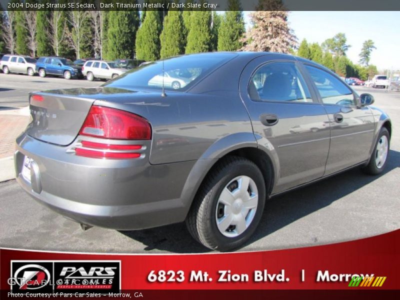 Dark Titanium Metallic / Dark Slate Gray 2004 Dodge Stratus SE Sedan