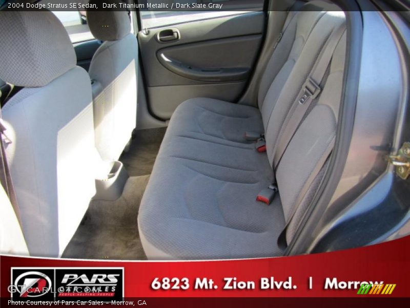 Dark Titanium Metallic / Dark Slate Gray 2004 Dodge Stratus SE Sedan