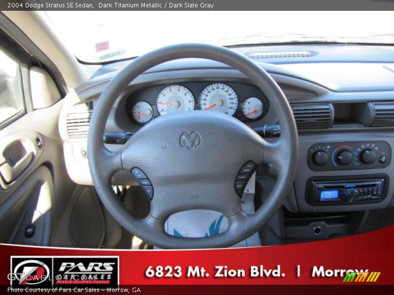 Dark Titanium Metallic / Dark Slate Gray 2004 Dodge Stratus SE Sedan