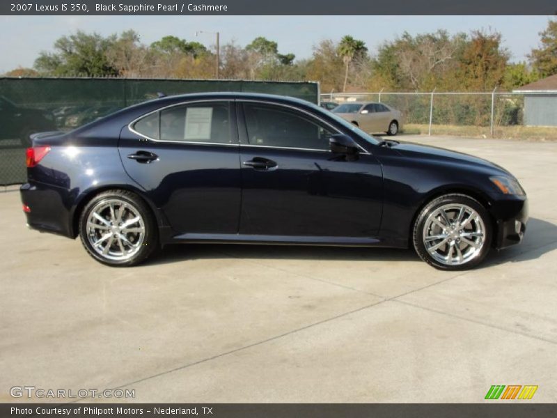 Black Sapphire Pearl / Cashmere 2007 Lexus IS 350